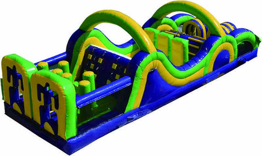 35ft Radical Rush Inflatable Obstacle Course