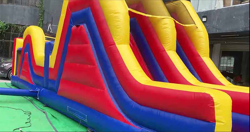 36ft Inflatable Obstacle Course Slides