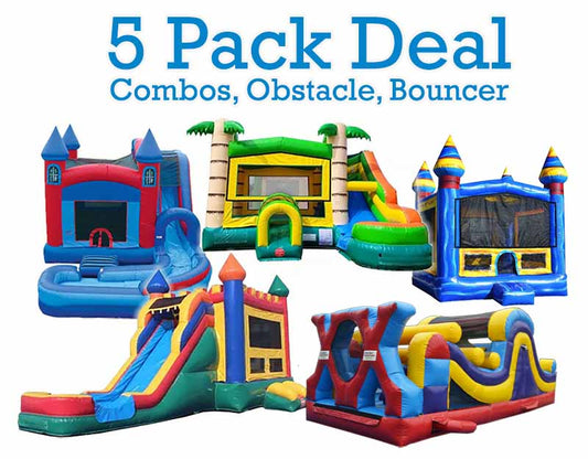 5 Pack bounce house startup package