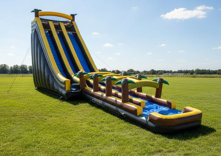 huge 65ft inflatable water slide