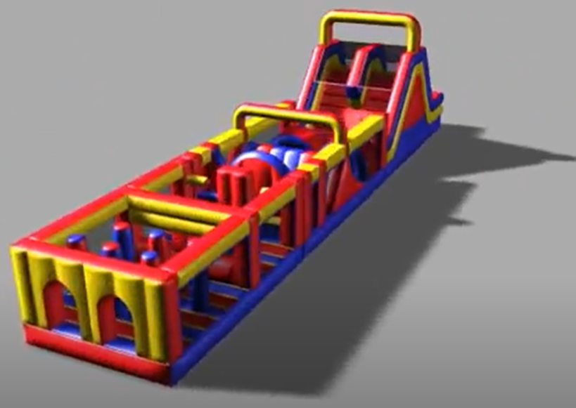 Competition Inflatable Max Challenge Inflatable Obstacle Course – inflatableisland.co