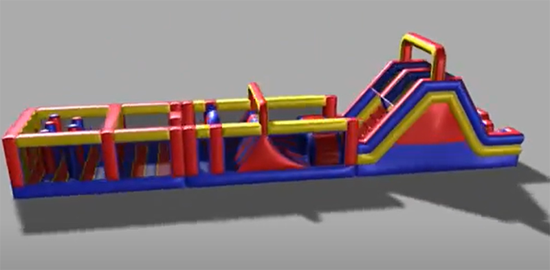 65ft Inflatable Obstacle Course