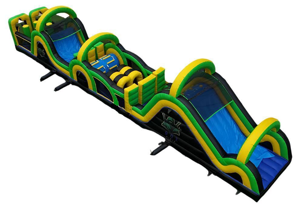 65ft Inflatable Radical Run Obstacle Course