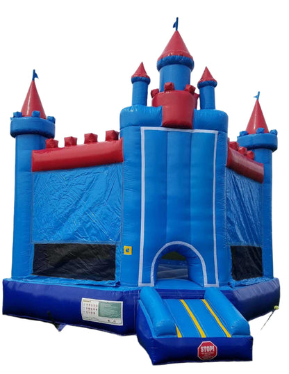 Large Bouncy Castle With Slide & Banners