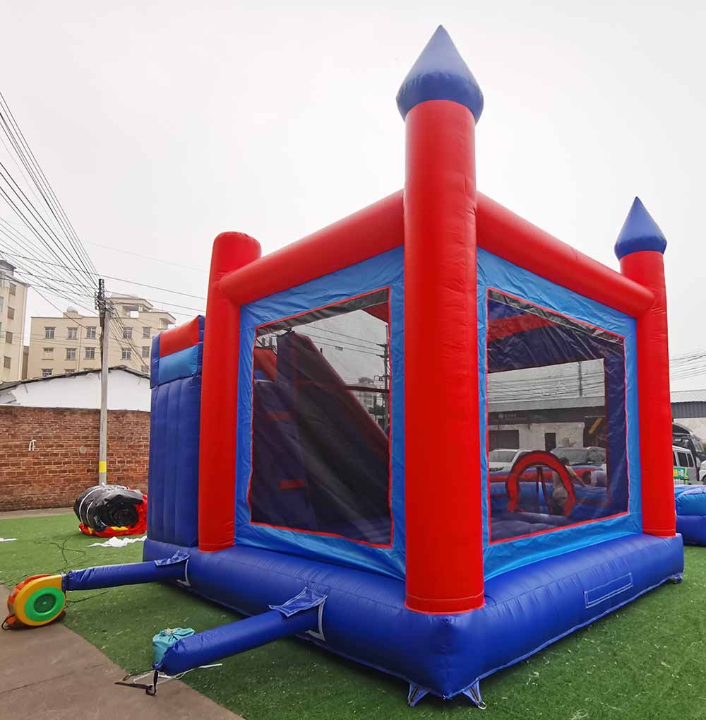 Combo Bounce House With Curved Slide