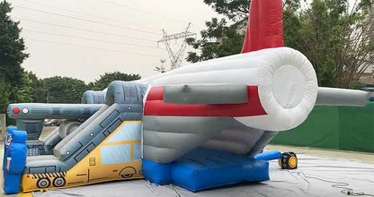 Airplane Bounce House Combo Unit