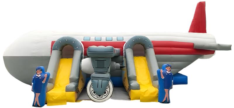 Airplane Bounce House Combo Unit