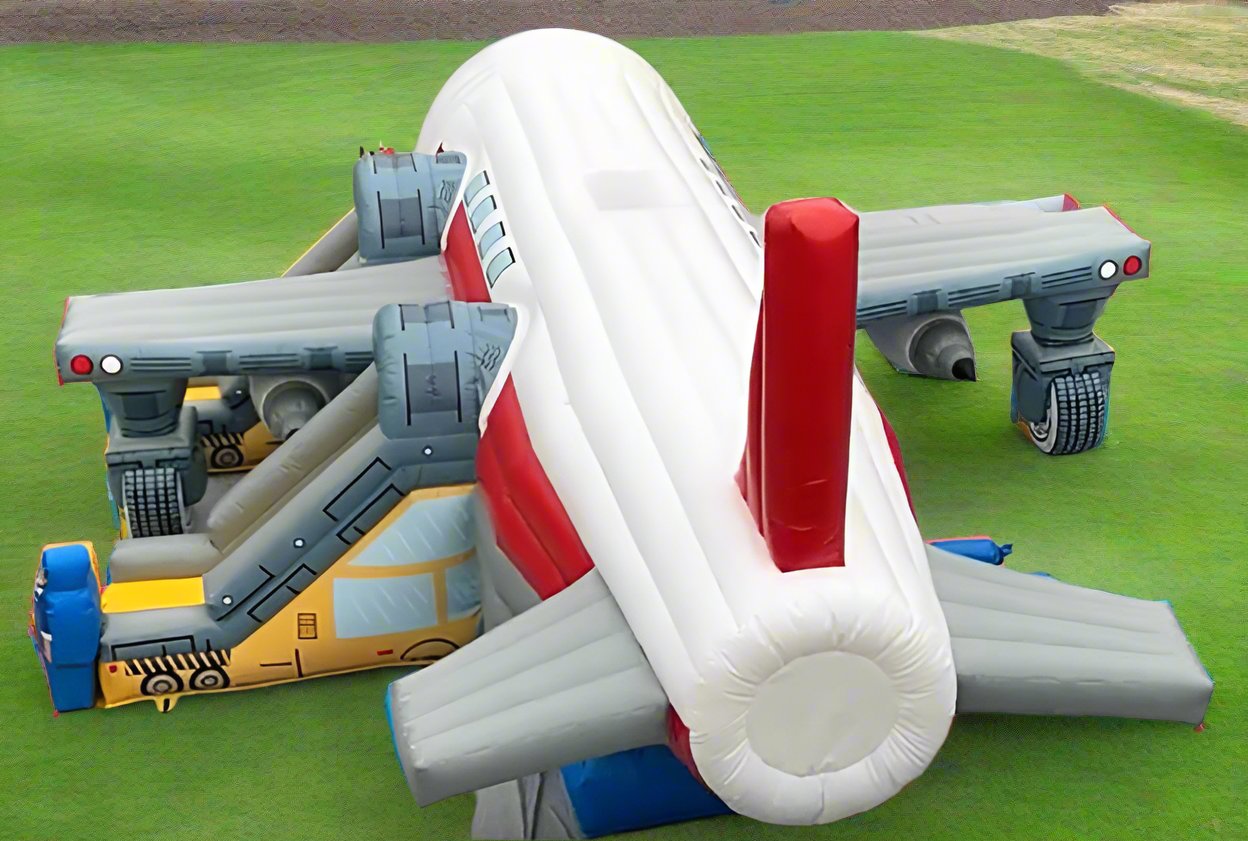 Airplane Bounce House Combo Unit