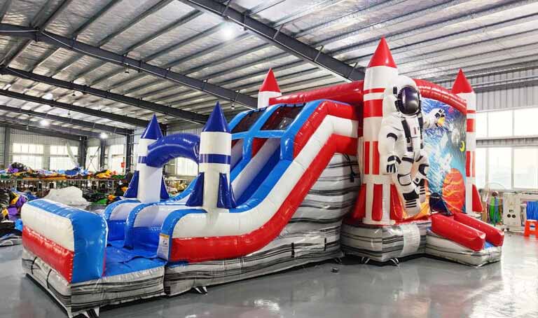 Astronaut Bounce House With Slide