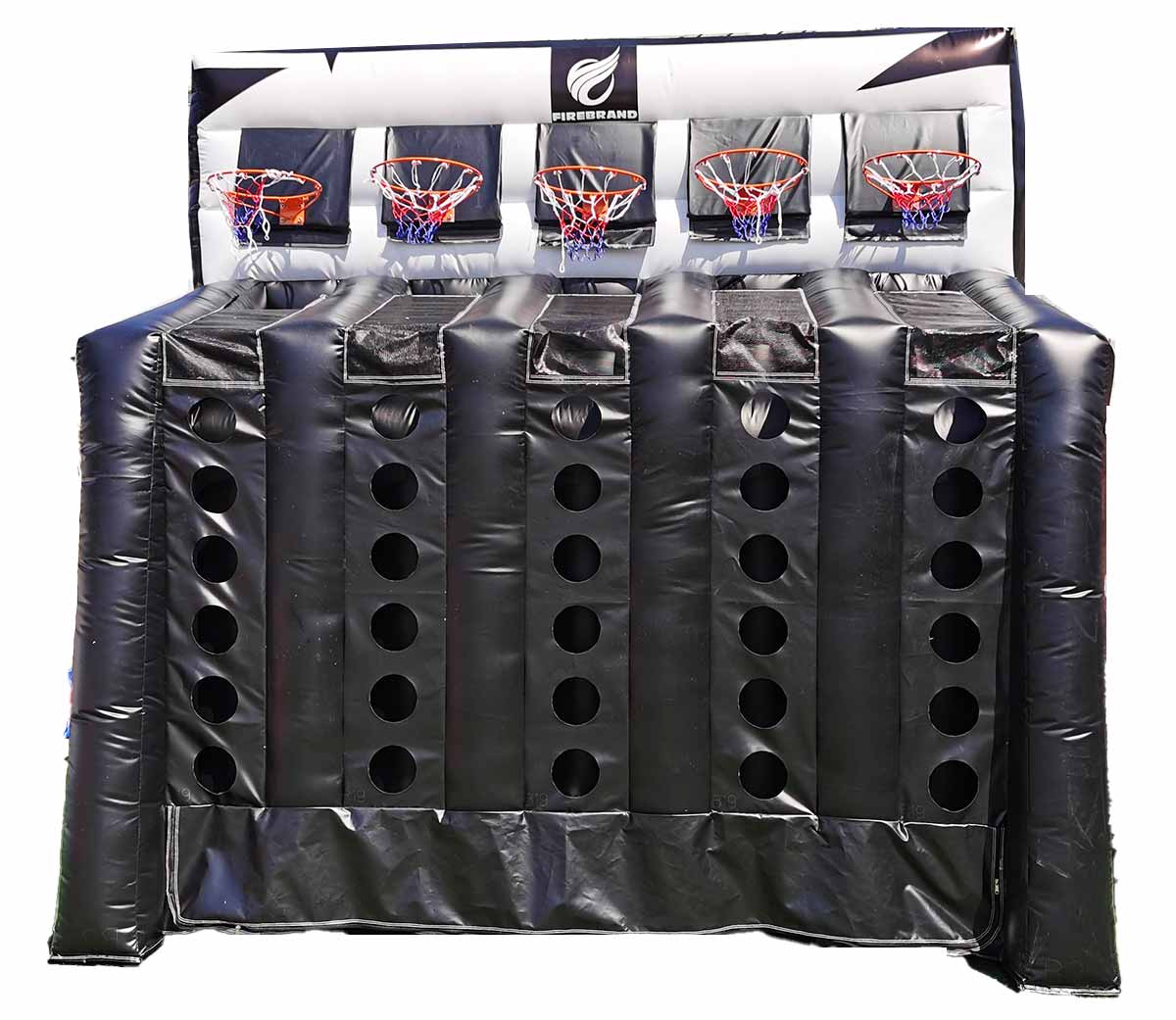 5 Hoop Inflatable Basketball Game Connect 4 – inflatableisland.co