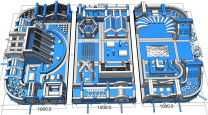 Large Inflatable Theme Park Mockup