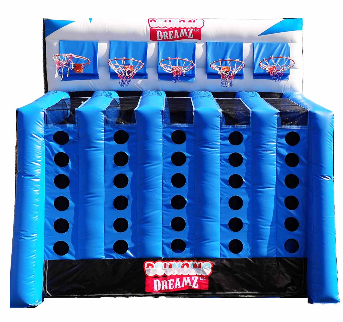 Basketball Inflatable Chart 5 Hoop Inflatable Basketball Game Connect 4 – inflatableisland.co