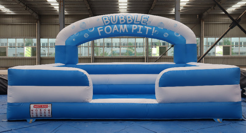 inflatable bubble foam pit front