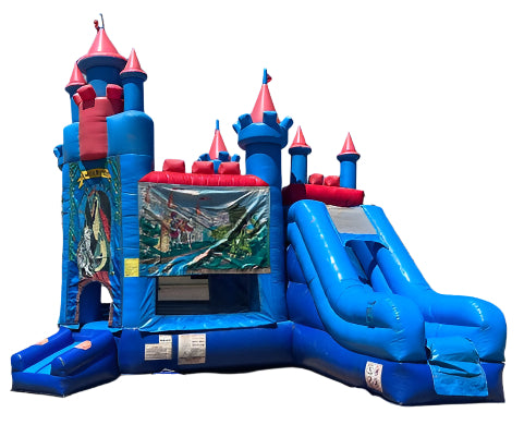 Large Bouncy Castle With Slide & Banners