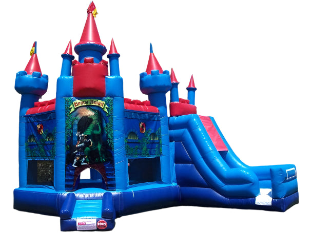 Large Bouncy Castle With Slide & Banners