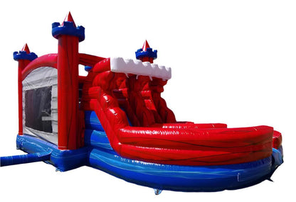 Castle Bounce House With Double Slide