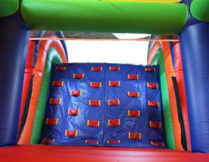 Combo Bounce House With Slide & Basketball Hoop
