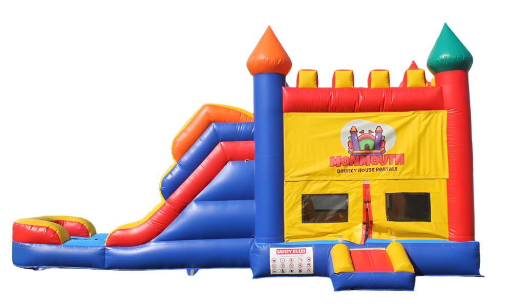 Wet or Dry Castle Bounce House With Slide