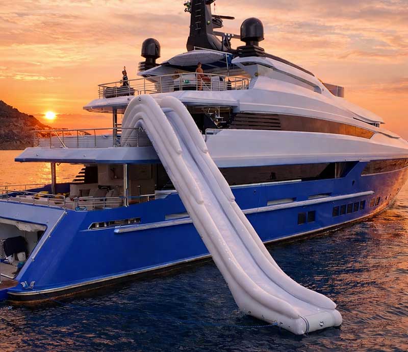 Customizable Inflatable Yacht Slides