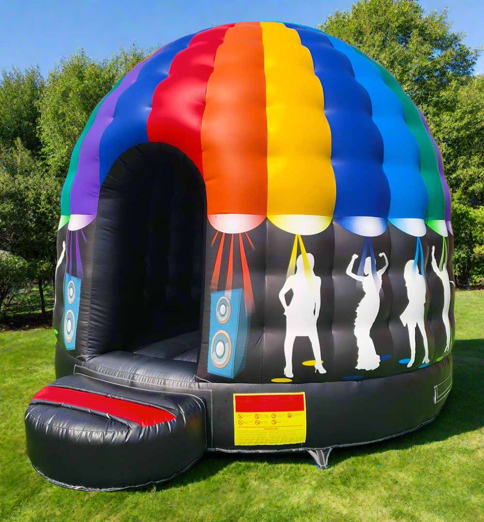 Disco Dome Bounce House Side Front