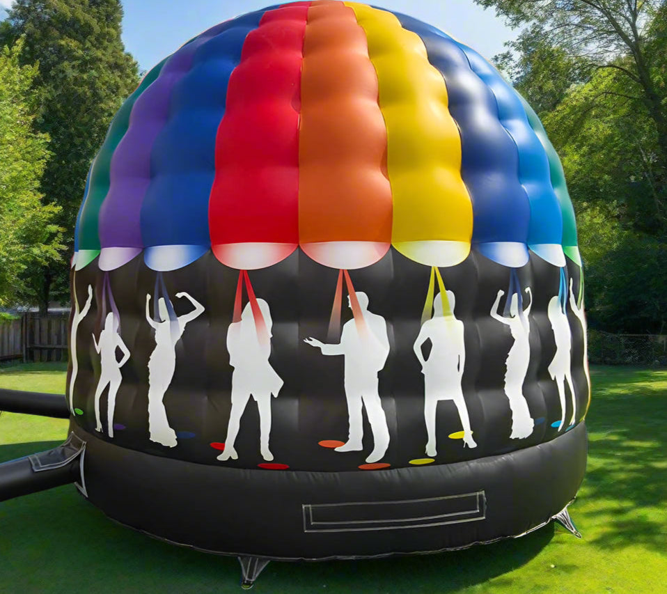 Disco Dome Bounce House Side