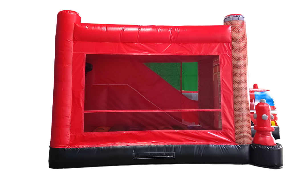 3 In 1 Fire Station Bounce House