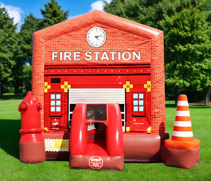 Fire Station Bounce House