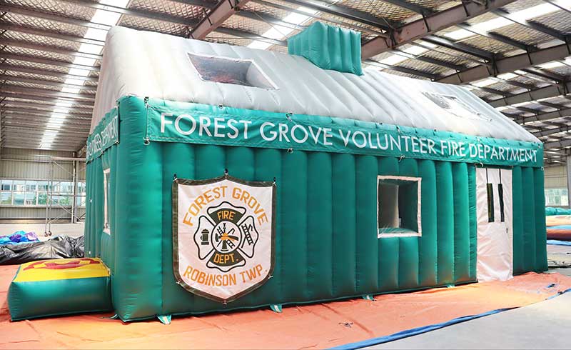 Inflatable Fire Education House