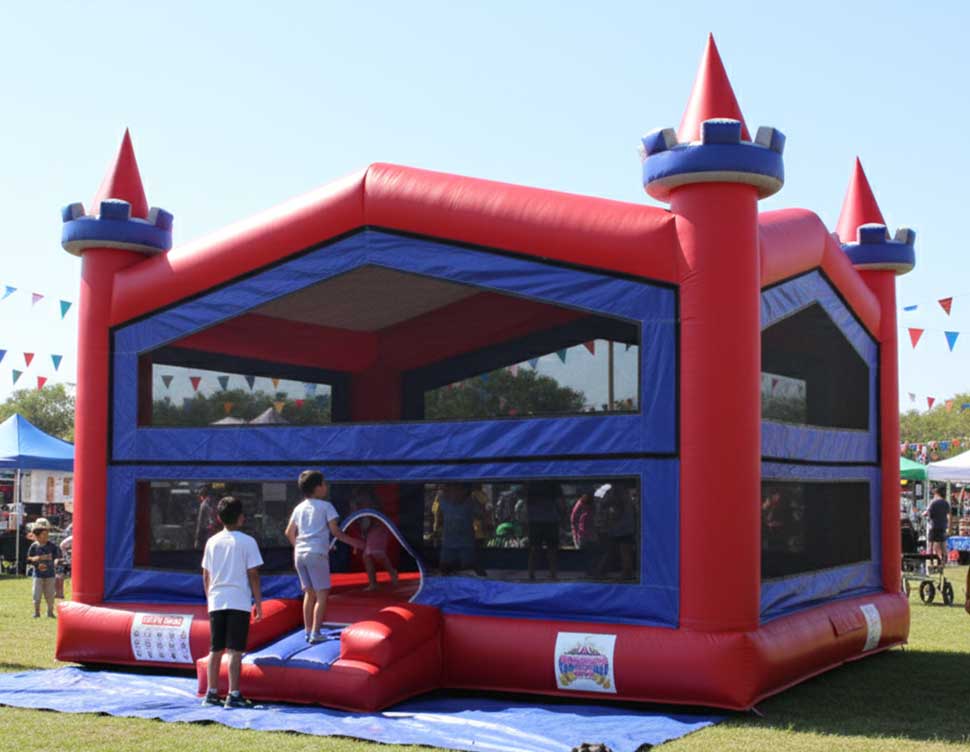 Large 24ft Bounce House - Fits 12 to 15 Jumpers