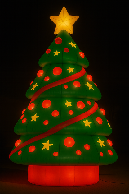 Giant Inflatable Christmas Tree With Lights
