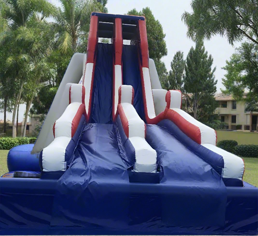 Huge Inflatable Water Slide With Pool