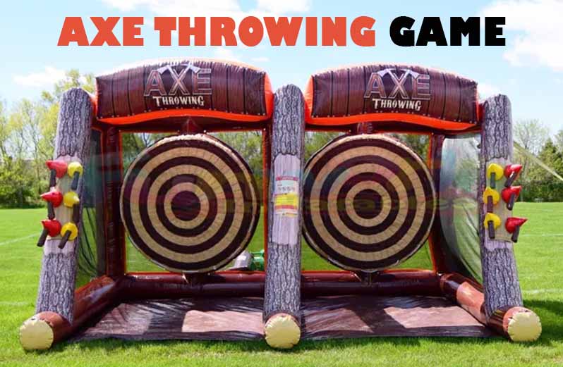 Influtable Games Inflatable Axe Throwing Game For Sale – inflatableisland.co
