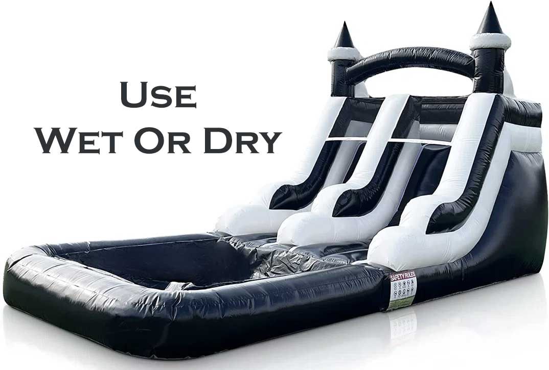 Black and White Tuxedo Water Slide For Sale