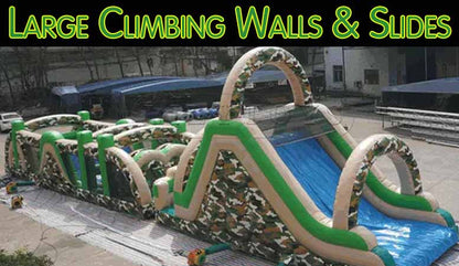 Inflatable Camo Obstacle Course