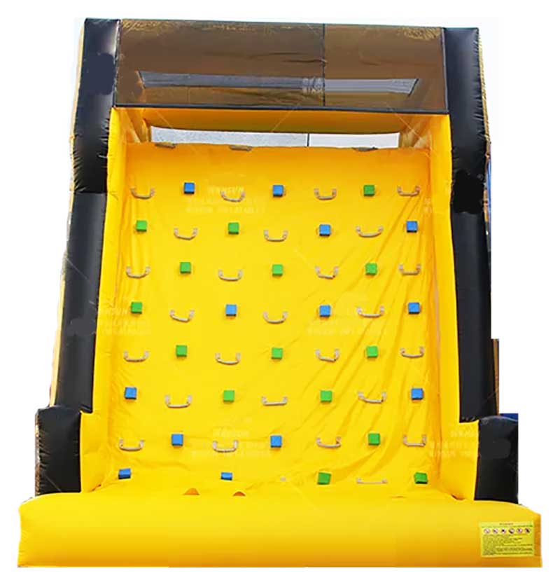 Inflatable Climbing Wall With Slide – inflatableisland.co