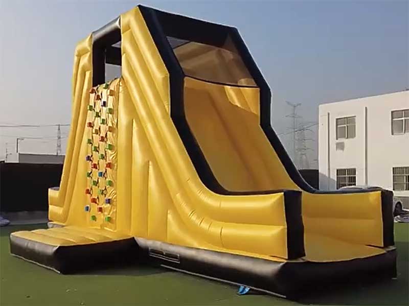 Inflatable Climbing Wall Slide