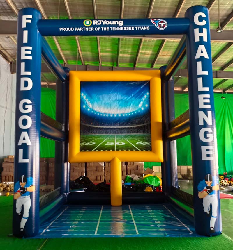 Large Inflatable Football Field Goal Challenge