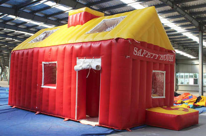 inflatable fire education house