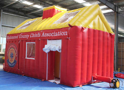 inflatable fire house