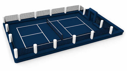 Inflatable Floating Pickleball Court With Netting Walls For Sale