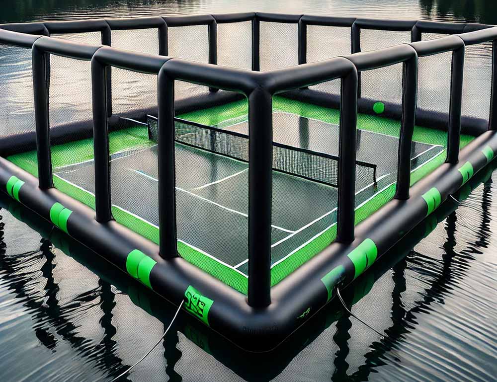 Floating Pickleball Court For Sale With High Walls