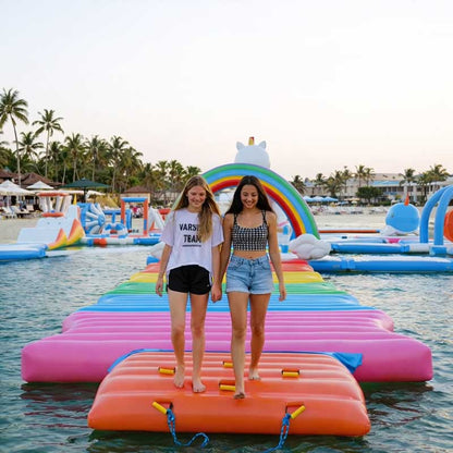 Inflatable Floating Water Park Obstacle Courses