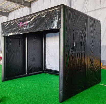 Inflatable Golf Enclosure With Impact Screen