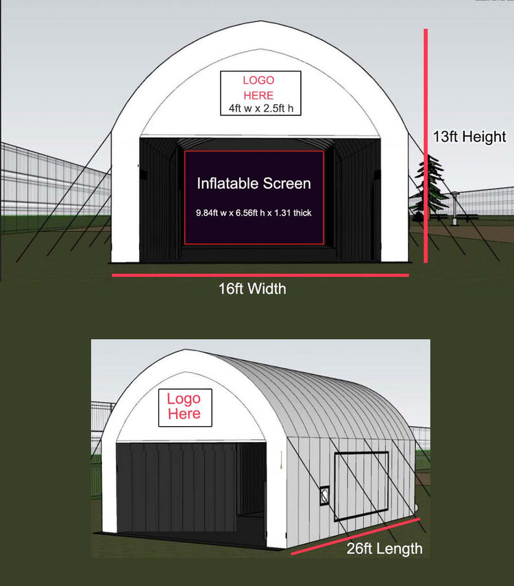 Inflatable Golf Simulator Enclosure For Sale – inflatableisland.co