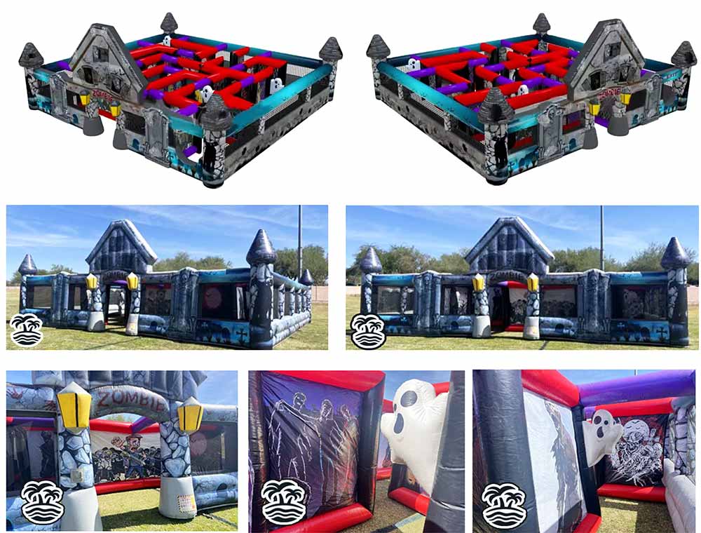 Inflatable Haunted Maze For Sale