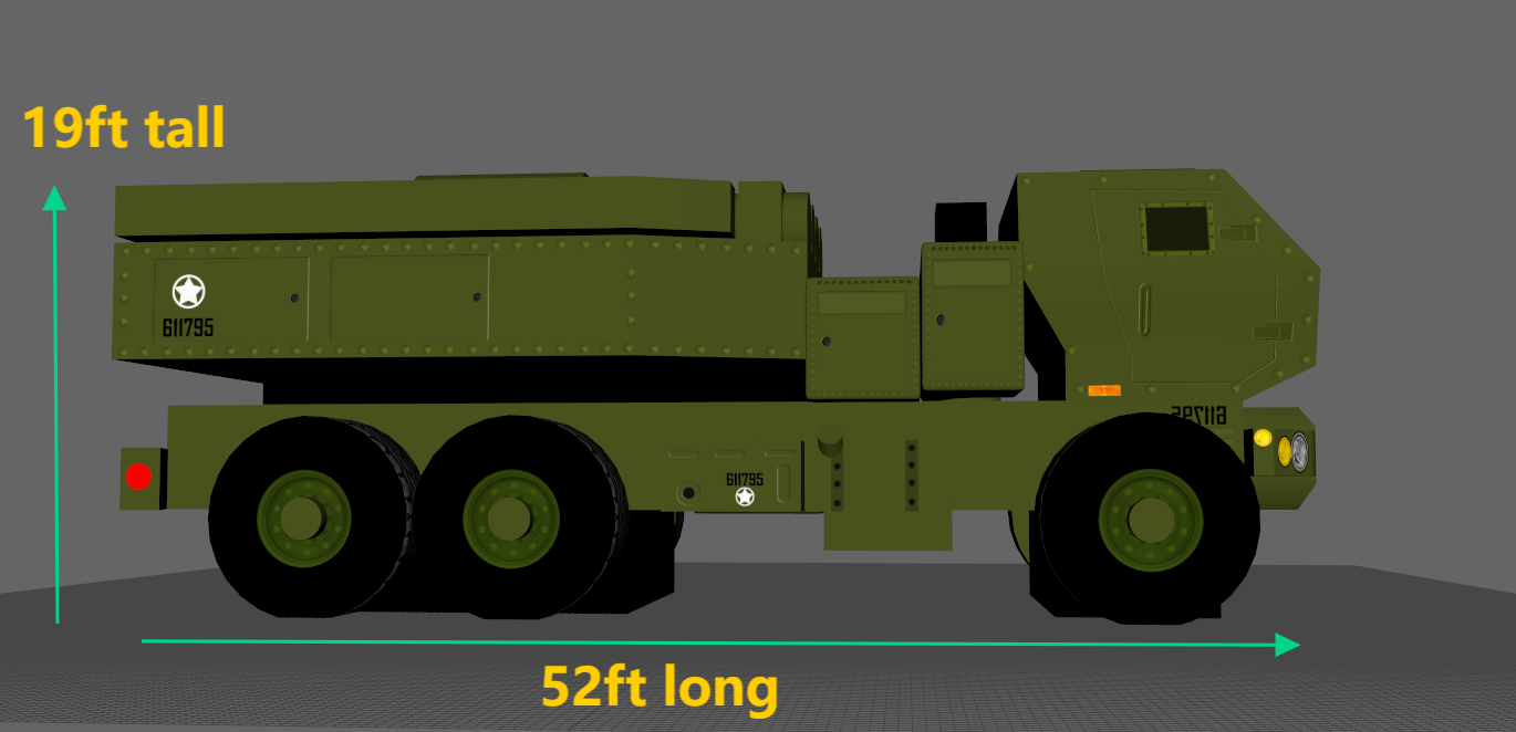 Large Inflatable HIMARS Replica