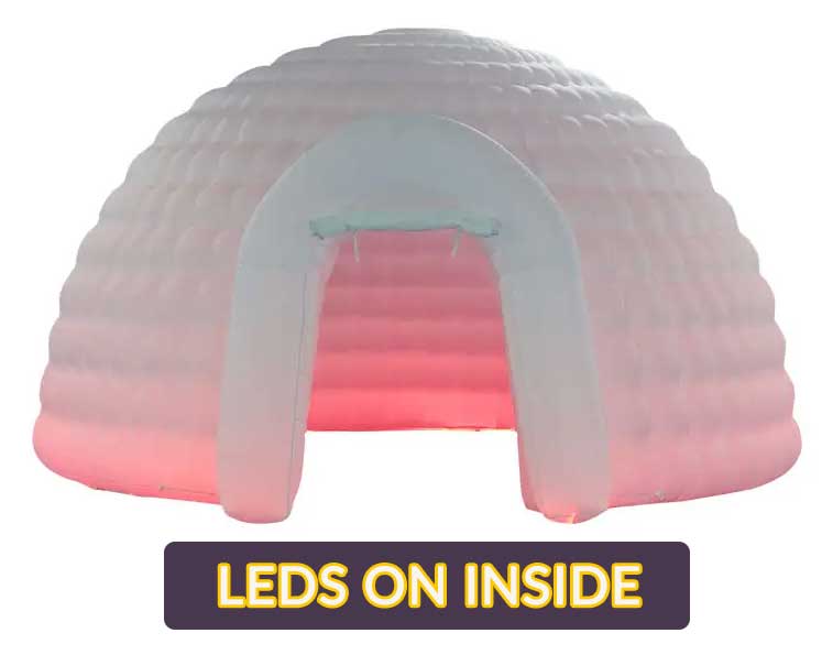 Inflatable Igloo with LEDs