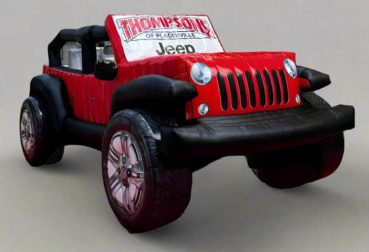 Lifelike Inflatable Jeep