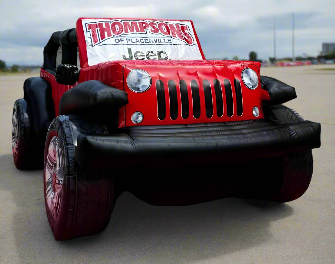 Lifelike Inflatable Jeep