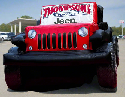 Lifelike Inflatable Jeep Front